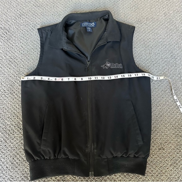 3/$20⚡️ Embroidered “The Bull” Collared Full Zip Up Vest Sunderland of Scotland - Picture 11 of 12